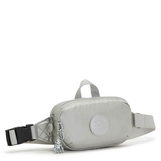 Kipling Alys Metallic Midjeveske Sølv | NO 2214ZU